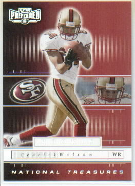 2001 Playoff Preferred National Treasures Silver #145 Cedrick Wilson