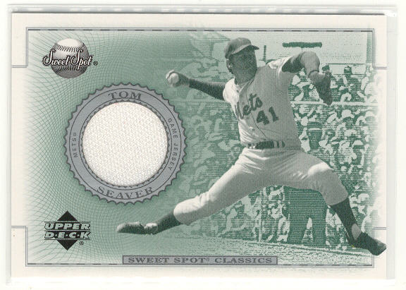 2002 Sweet Spot Classics Game Jersey #JTS Tom Seaver