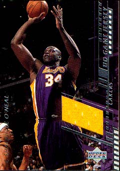 2000-01 Upper Deck Game Jerseys 1 #SOC Shaquille O'Neal