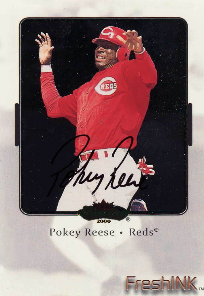 2000 Fleer Showcase Fresh Ink #33 Pokey Reese
