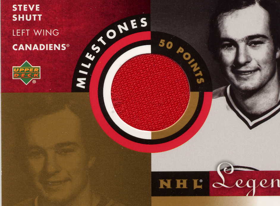 2001-02 Upper Deck Legends Milestones Jerseys #MSS Steve Shutt