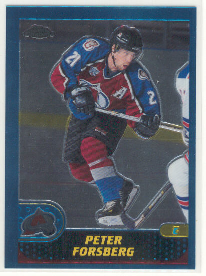 2001-02 Topps Chrome #87 Peter Forsberg