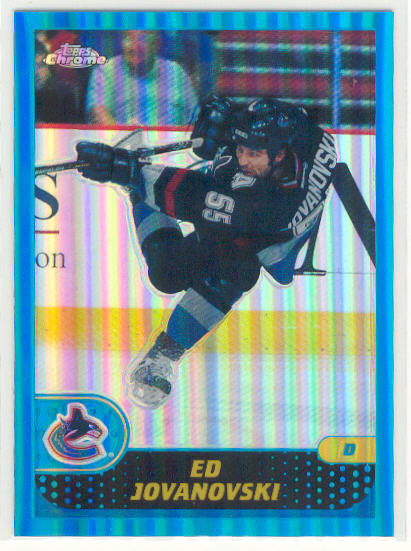 2001-02 Topps Chrome Refractors #40 Ed Jovanovski