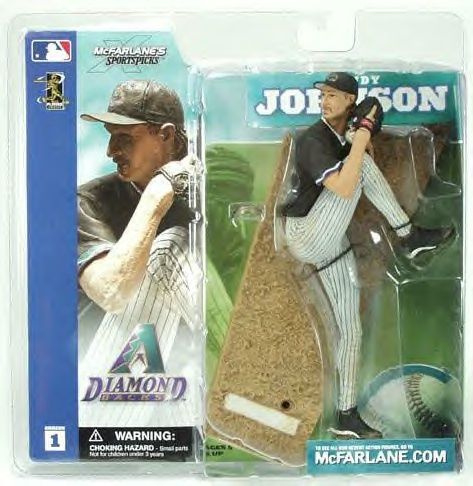 McFarlane Sportspicks Figure MLB Series 1 RANDY JOHNSON Black Jersey Arizona Diamondbacks