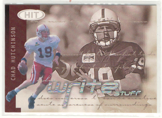 2002 SAGE HIT Write Stuff #10 Kurt Kittner