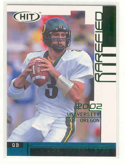 2002 SAGE HIT Rarefied Emerald #R3 Joey Harrington