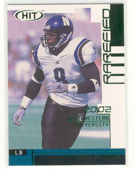 2002 SAGE HIT Rarefied Emerald #R38 Napoleon Harris