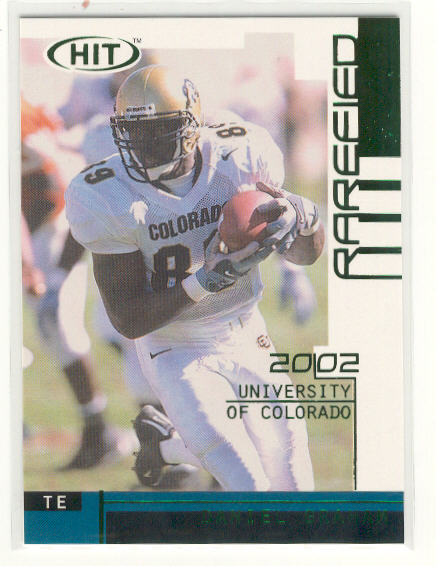 2002 SAGE HIT Rarefied Emerald #R39 Daniel Graham