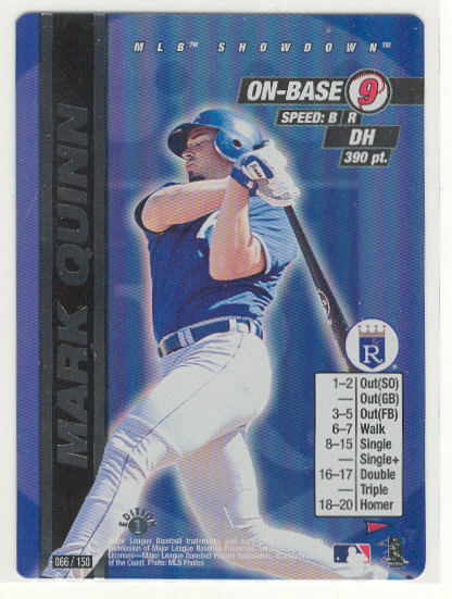2000 MLB Showdown Pennant Run 1st Edition #66 Mark Quinn FOIL