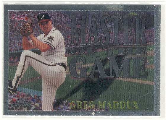 1996 Topps Chrome Masters of the Game #19 Greg Maddux