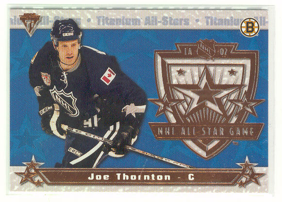 2001-02 Titanium All-Stars #1 Joe Thornton