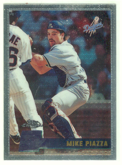 1996 Topps Chrome #93 Mike Piazza
