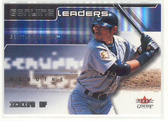 2002 Fleer Genuine Leaders #15 Ichiro Suzuki