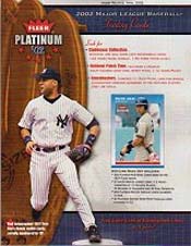 2002 Fleer Platinum Baseball Hobby Box, Factory Sealed 