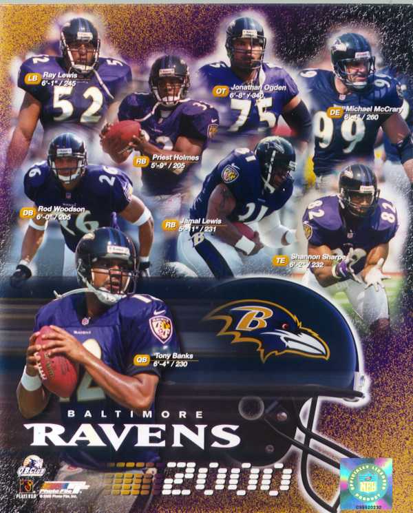 Ravens 2000  team color photo