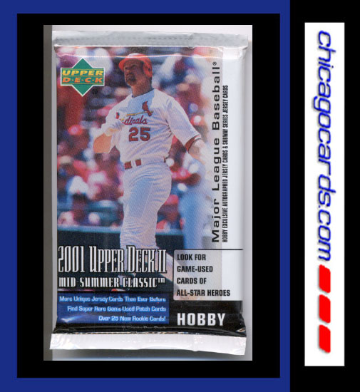 2001 Upper Deck II Mid-Summer Classic Baseball Pack