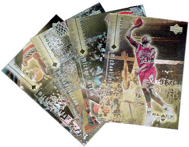 Michael Jordan 1998-99 Upper Deck Black Diamond 14-card Subset 