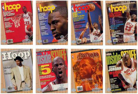 1998 Upper Deck Cover Story 8-card set 