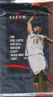 2000-01 Fleer Genuine Basketball Hobby Pack Special Price!