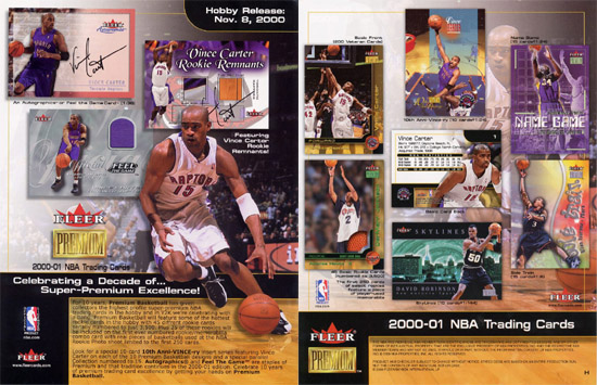 2000-01 Fleer Premium Basketball Hobby Box, Factory-Sealed 