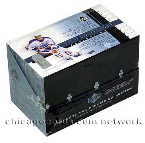 2001-02 (2002) Upper Deck Premier Collection Hockey Hobby Box, Factory Sealed 