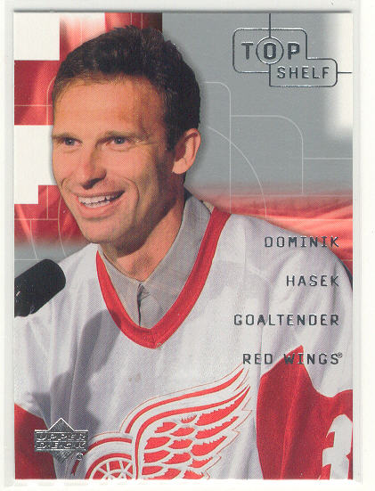 2001-02 UD Top Shelf #17 Dominik Hasek