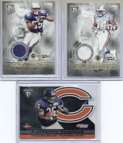 2001 Titanium Post Season #17 Anthony Thomas RC