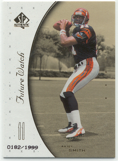 1999 Upper Deck SP Authentic Akili Smith Rookie