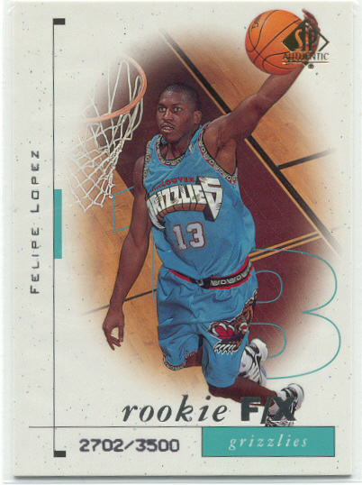 1998/99 Upper Deck Sp Authentic Felipe Lopez Rookie