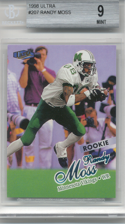 1998 Ultra Randy Moss Rookie (BGS 9)