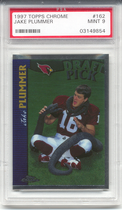 1997 Topps Chrome Jake Plummer Rookie (PSA 9)