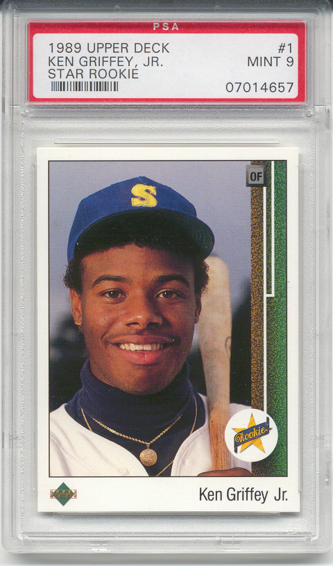 1989 Upper Deck Ken Griffey Jr. Rookie (PSA 9)