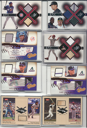 2001 SPx Winning Materials Bat-Jersey #SS Sammy Sosa