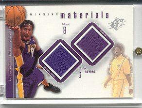 2000-01 SPx Winning Materials #KB1 Kobe Bryant JSY/WM