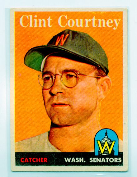 1958 Topps #92A Clint Courtney