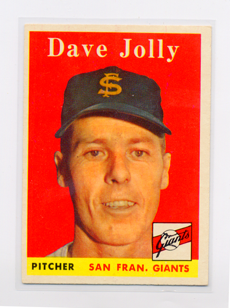 1958 Topps #183 Dave Jolly