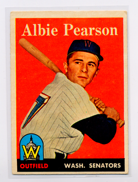 1958 Topps #317 Albie Pearson RC
