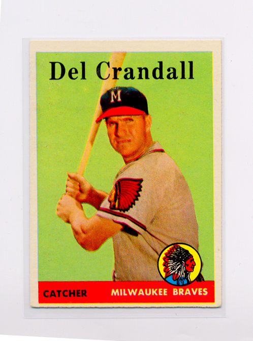1958 Topps #390 Del Crandall