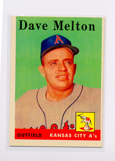 1958 Topps #391 Dave Melton RC