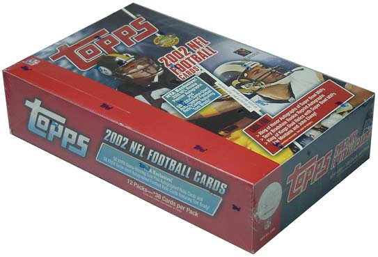 2002 Topps Football HTA Jumbo Hobby Box, Factory Sealed