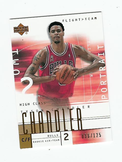 2001-02 Upper Deck Flight Team Copper #130 Tyson Chandler