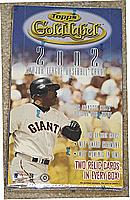 2002 Topps Gold Label factory-sealed baseball box