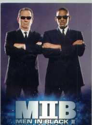 Will Smith Tommy Lee Jones Men In Black II  promo card + ad sheet