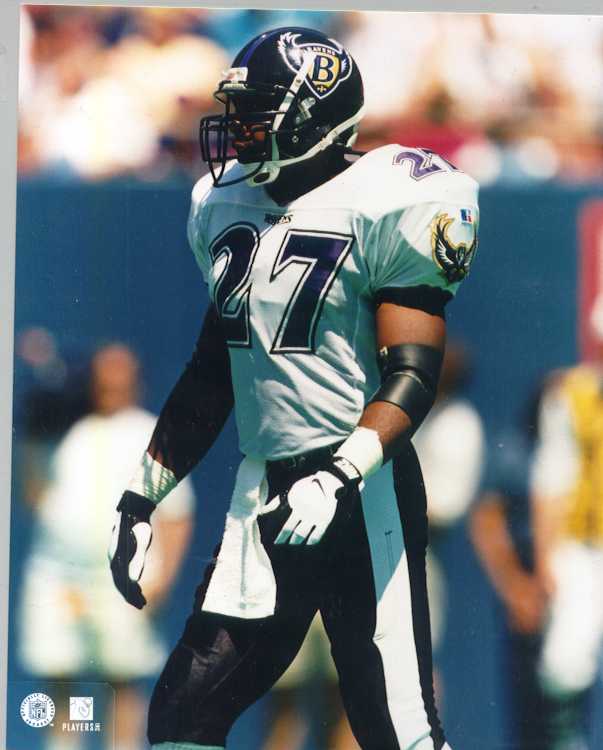 Ravens  Stevon Moore 8 x 10 color photo