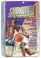 1999-00 Stadium Club factory-sealed hobby basketball hobby box