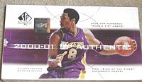 2000-01 SP Authentic factory-sealed basketball box
