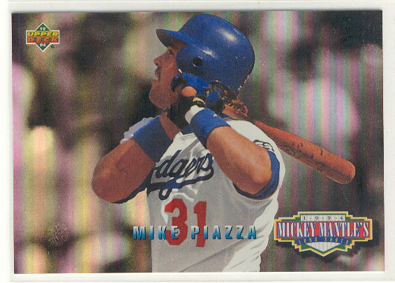 1994 Upper Deck Mantle's Long Shots #MM15 Mike Piazza
