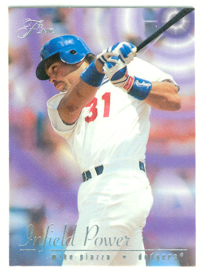 1995 Flair Infield Power #7 Mike Piazza