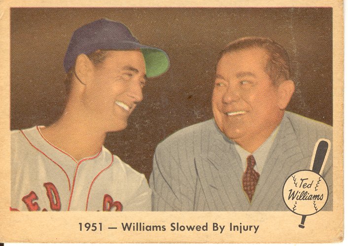 1959 Fleer Ted Williams #42 Williams/Tom Yawkey