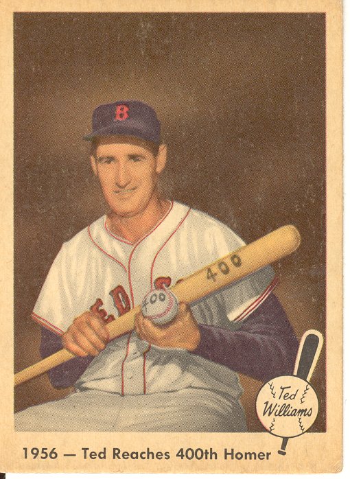 1959 Fleer Ted Williams #57 400th Homer